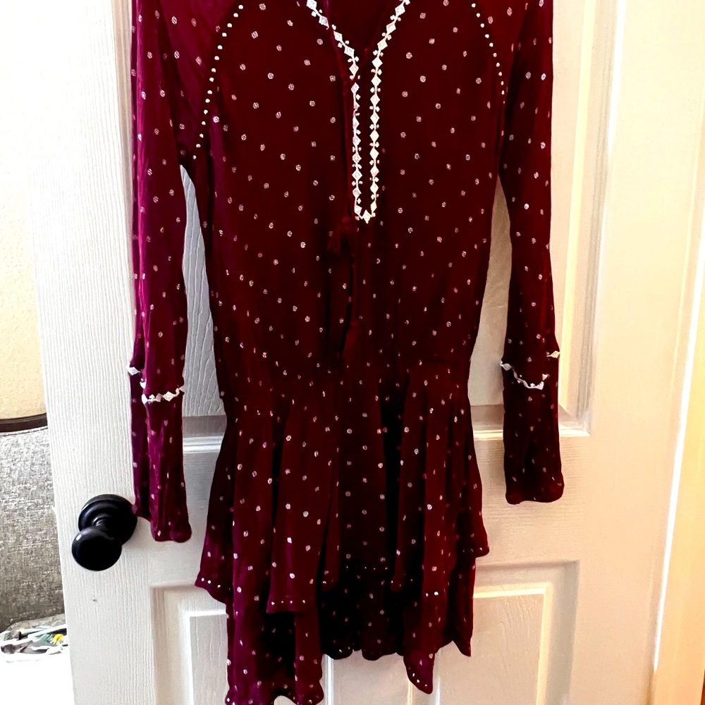 Cute burgundy Paige dress